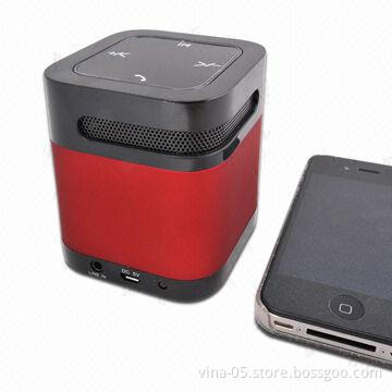 Portable Wireless Outdoor Bluetooth Speaker with Hand-free Function, 3W Output Power